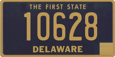 DE license plate 10628