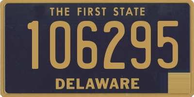 DE license plate 106295