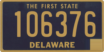 DE license plate 106376