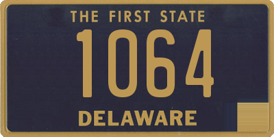 DE license plate 1064