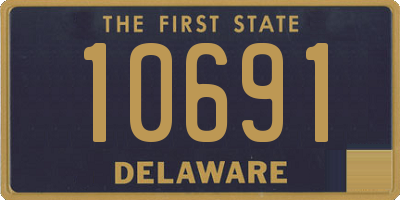 DE license plate 10691