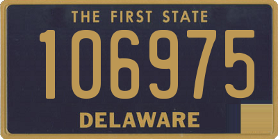 DE license plate 106975