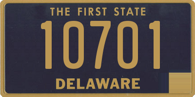 DE license plate 10701