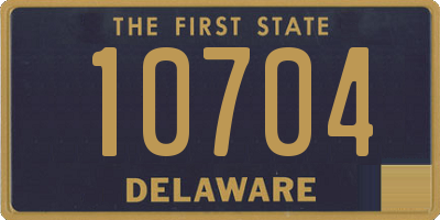 DE license plate 10704