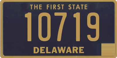 DE license plate 10719