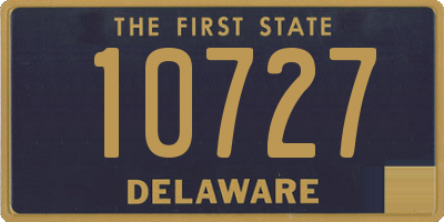 DE license plate 10727