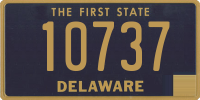 DE license plate 10737