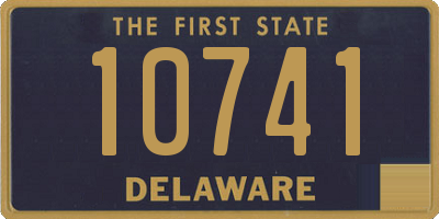 DE license plate 10741