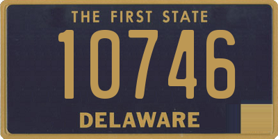 DE license plate 10746