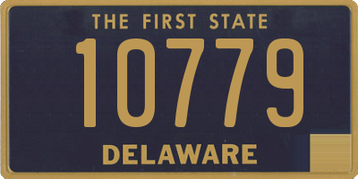 DE license plate 10779