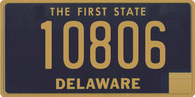 DE license plate 10806