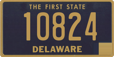 DE license plate 10824