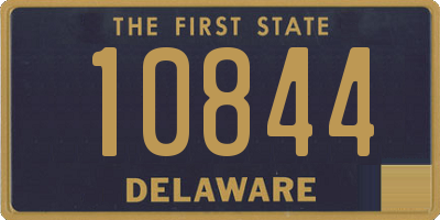 DE license plate 10844