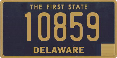 DE license plate 10859