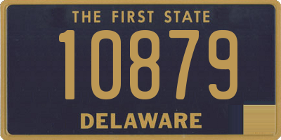 DE license plate 10879