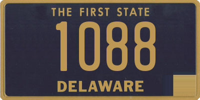 DE license plate 1088