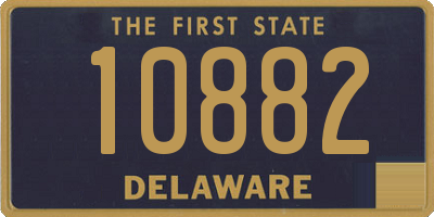 DE license plate 10882