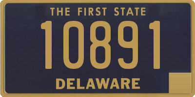 DE license plate 10891