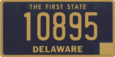 DE license plate 10895