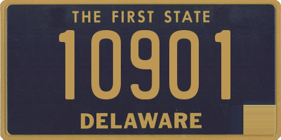 DE license plate 10901