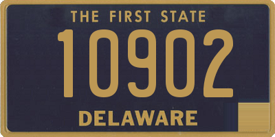 DE license plate 10902