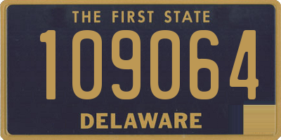 DE license plate 109064