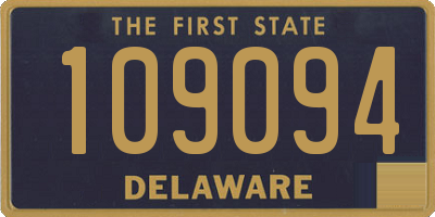 DE license plate 109094