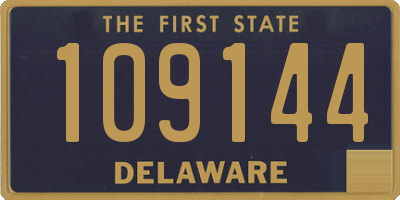 DE license plate 109144