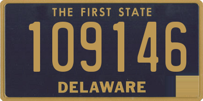 DE license plate 109146