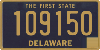 DE license plate 109150