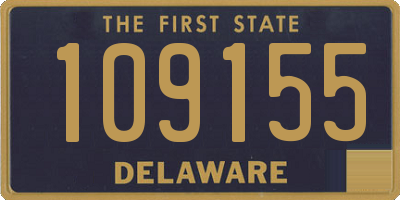 DE license plate 109155