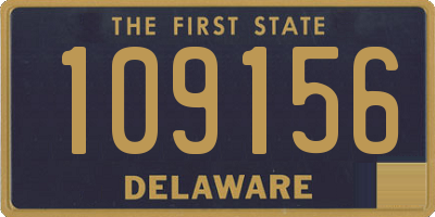 DE license plate 109156