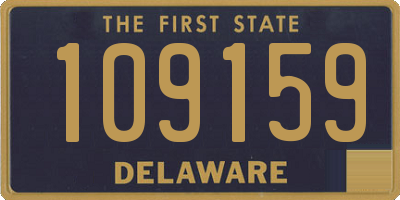 DE license plate 109159