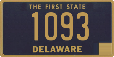 DE license plate 1093