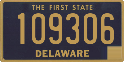 DE license plate 109306