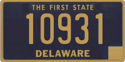 DE license plate 10931