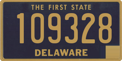 DE license plate 109328