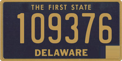 DE license plate 109376