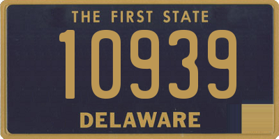 DE license plate 10939