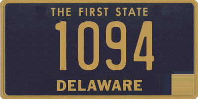 DE license plate 1094