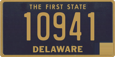 DE license plate 10941