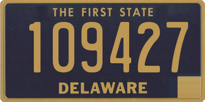 DE license plate 109427