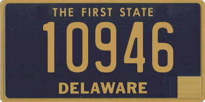 DE license plate 10946