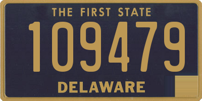 DE license plate 109479