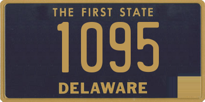 DE license plate 1095