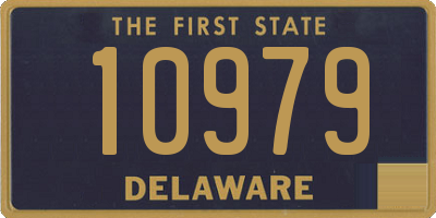 DE license plate 10979