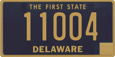 DE license plate 11004