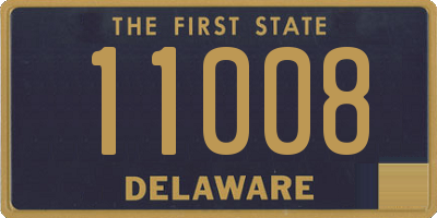 DE license plate 11008