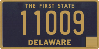 DE license plate 11009