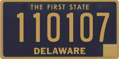 DE license plate 110107